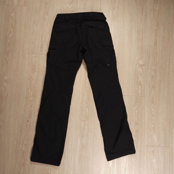 5.11 Tactical Stryke Cargo Pants Womens Size 4 Long Black Pockets Fly Zip - Picture 9 of 16